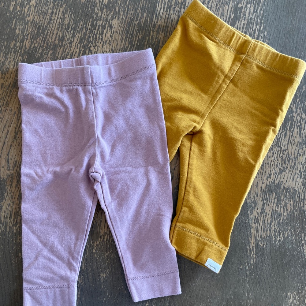 Miles the Label Baby Leggings Set (0–3M, 2-Pack)